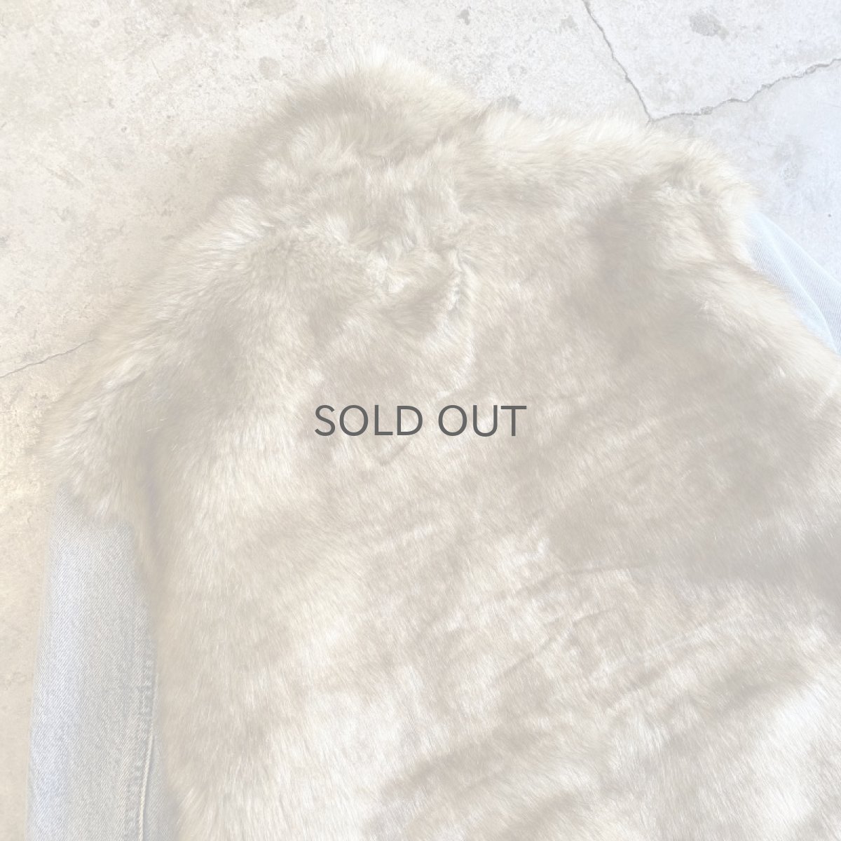 画像9: 【LEVI'S】FUR DESIGN QUILTING LINING DENIM JACKET / Ladies S(L) (9)