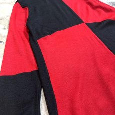 画像5: PANEL BICOLOR MOCK NECK KNIT SWEATER　/ Mens M (5)