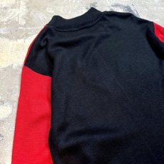 画像9: PANEL BICOLOR MOCK NECK KNIT SWEATER　/ Mens M (9)