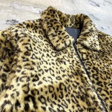 画像5: LEOPARD PATTERN FAUX FUR REVERSIBLE JACKET / Mens XL (5)