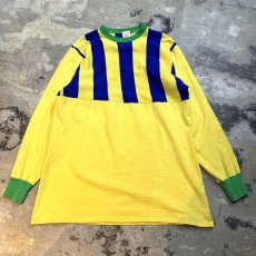 画像1: OLD EURO STRIPE SWITCHED L/S TEE / Mens XL (1)