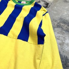 画像4: OLD EURO STRIPE SWITCHED L/S TEE / Mens XL (4)