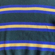 画像10: 【RALPH LAUREN】2 COLOR POINT LINE DESIGN KNIT SWEATER / Ladies L(M) (10)