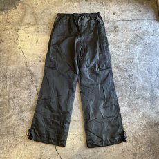 画像2: KHAKI COLOR CARGO DESIGN NYLON PANTS / ~W37 (2)