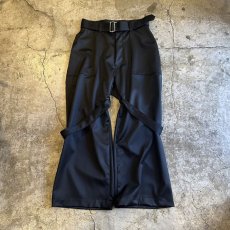 画像1: 【WONDERGROUND】NEO BONDAGE WIDE PANTS / OS (1)