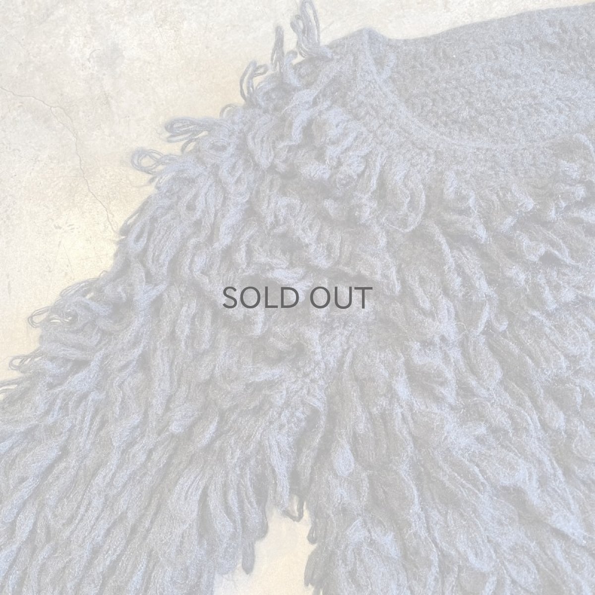 画像9: ALL OVER LOOP FRINGE DESIGN SHORT CARDIGAN / Ladies M (9)