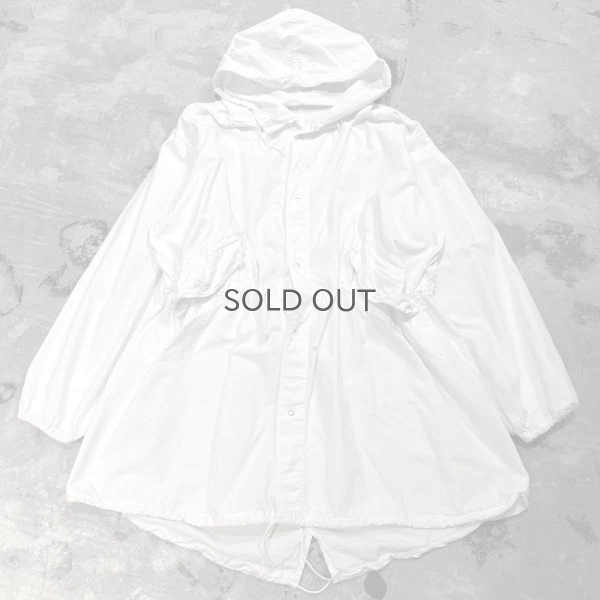 画像1: OLD SNOW CAMOUFLAGE FISH TAIL PARKA / Mens XL (1)