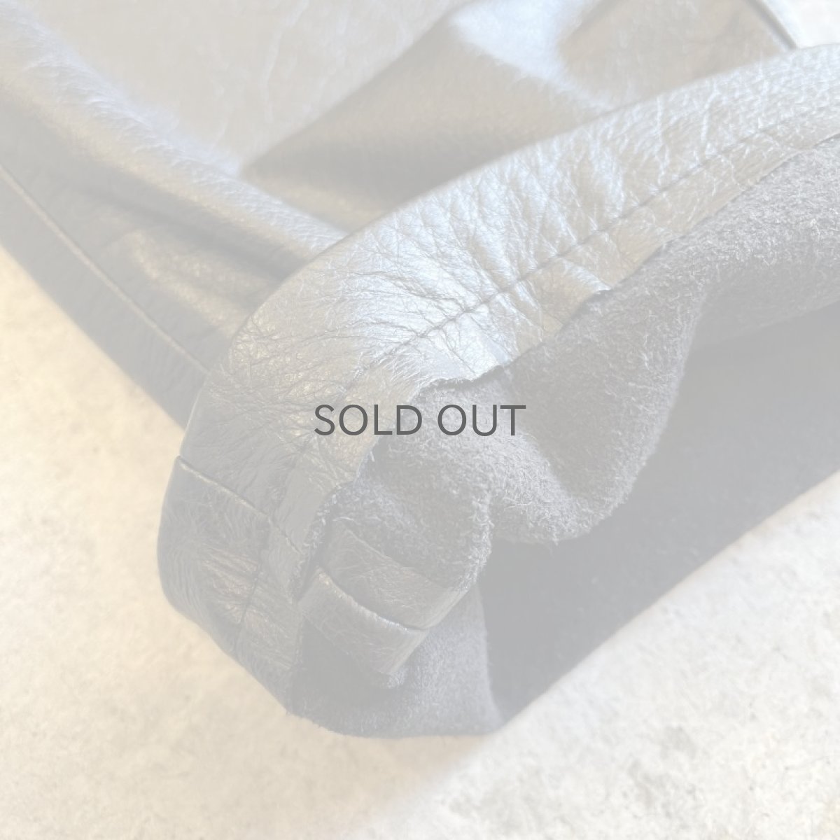 画像5: BLACK COLOR STRAIGHT LEATHER PANTS / W27(28) (5)