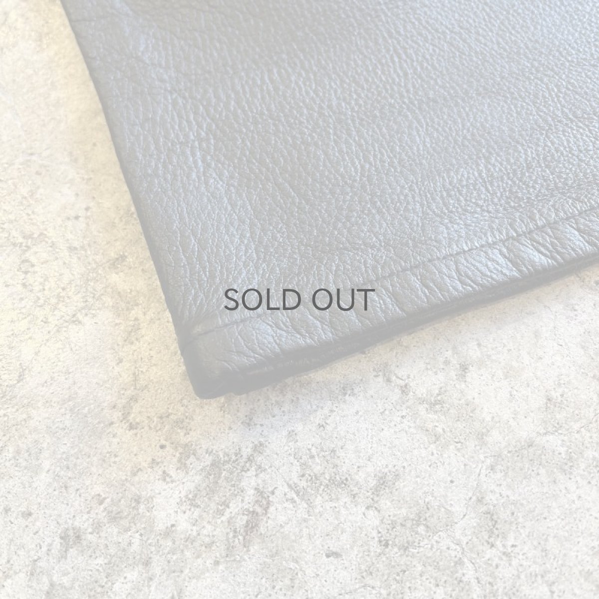 画像3: LEATHER BLACK COLOR DESIGN TAPERED PANTS / W29 (3)