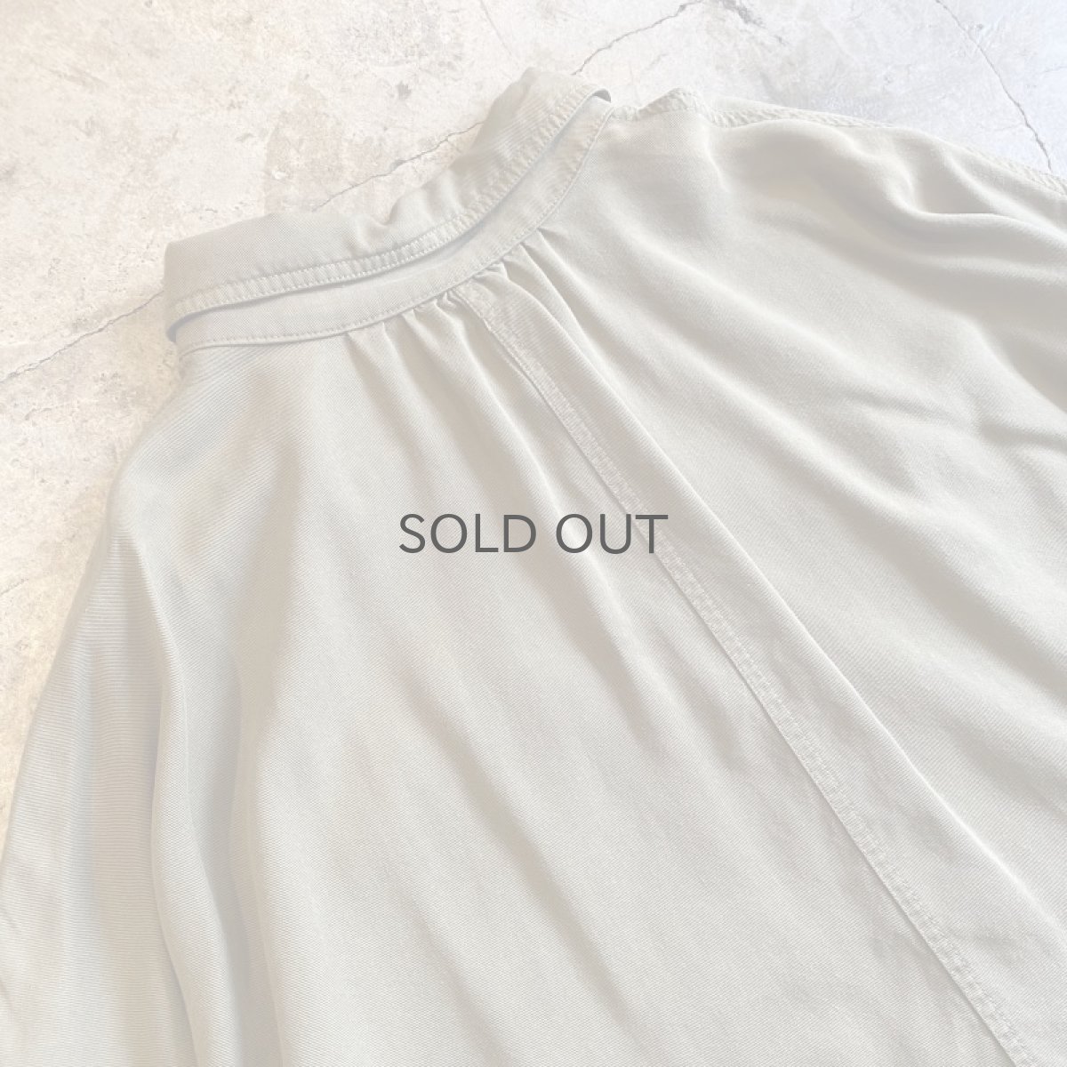 画像9: KHAKI COLOR 4POCKET DESIGN L/S SHIRT / Ladies L (9)