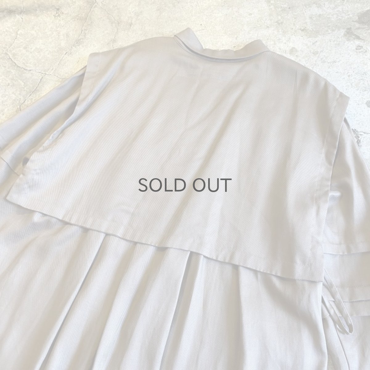 画像11: LAYERED VEST SIDE RIBBON DESIGN BLOUSE / Ladies L (11)