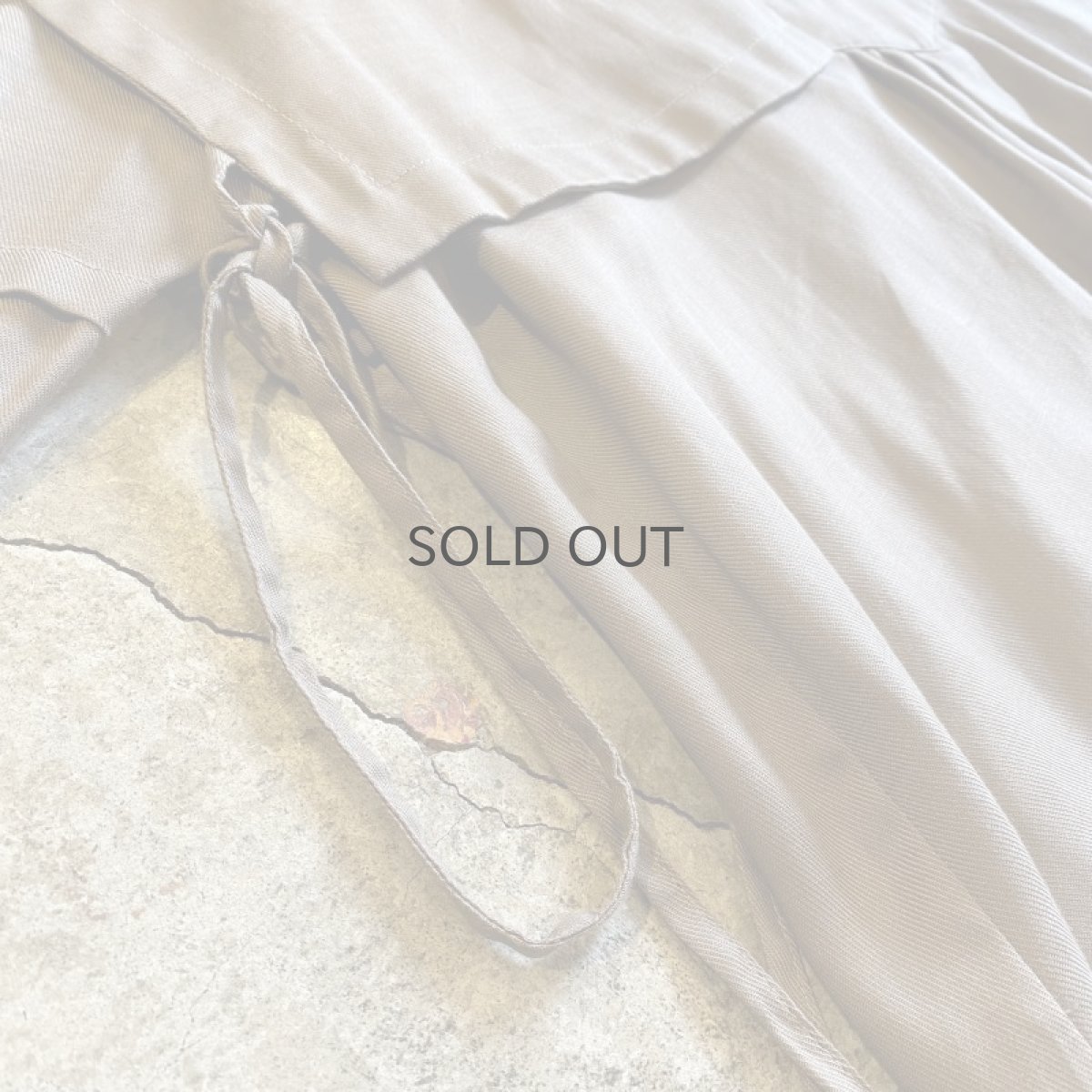 画像8: LAYERED VEST SIDE RIBBON DESIGN BLOUSE / Ladies L (8)