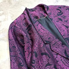 画像3: PAISLEY PATTERN COLOR TAILORED JACKET / Mens M (3)