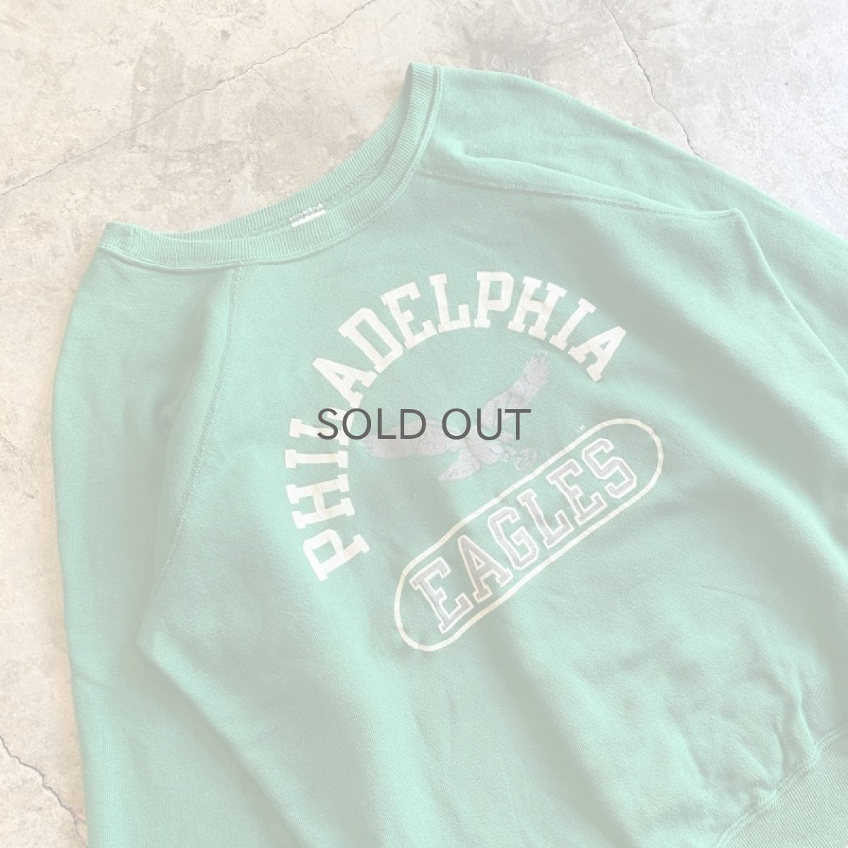 画像3: 80's【CHAMPION】COLOR FOOTBALL PRINTED L/S SWEAT / Ladies / MADE IN USA (3)