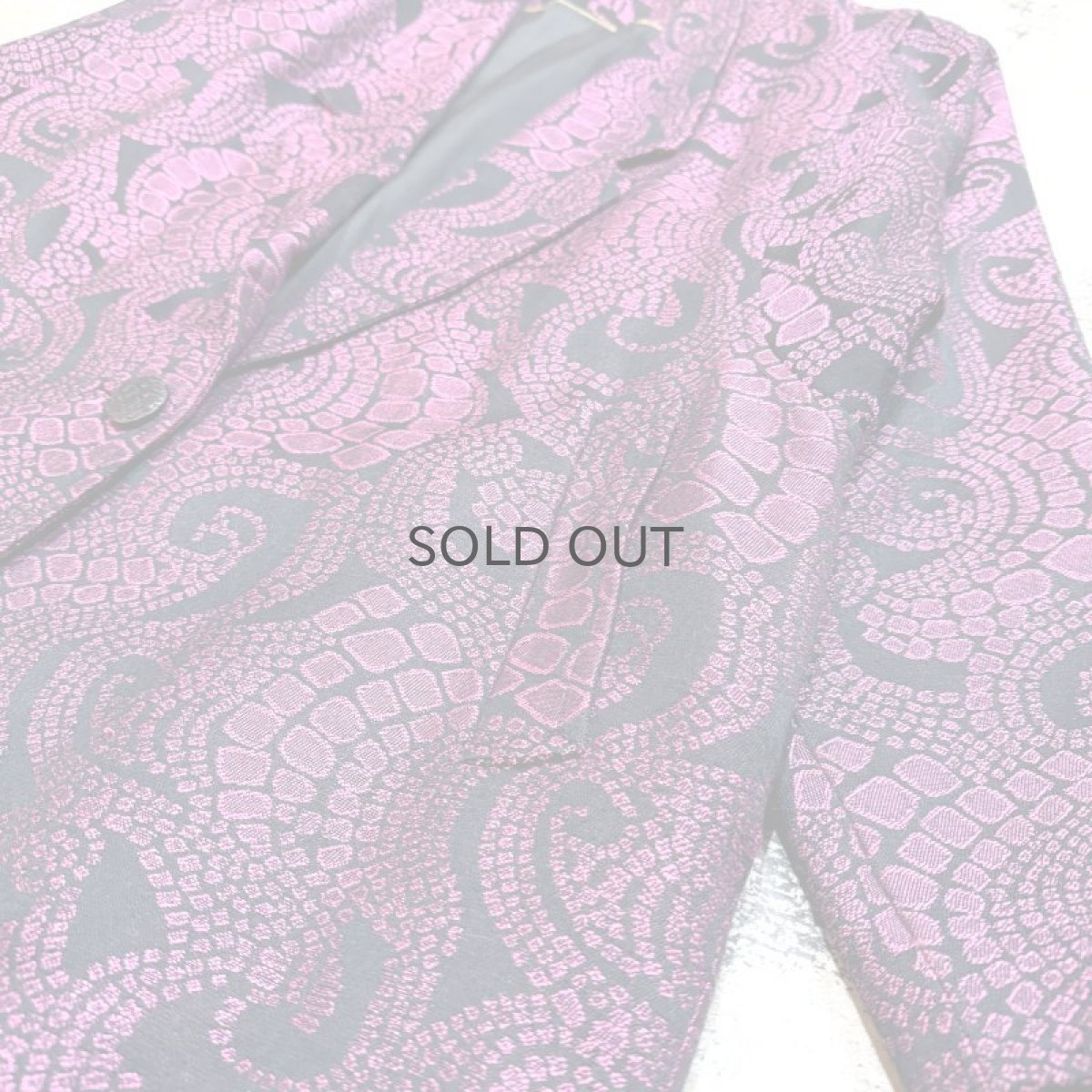 画像6: PAISLEY PATTERN COLOR TAILORED JACKET / Mens M (6)