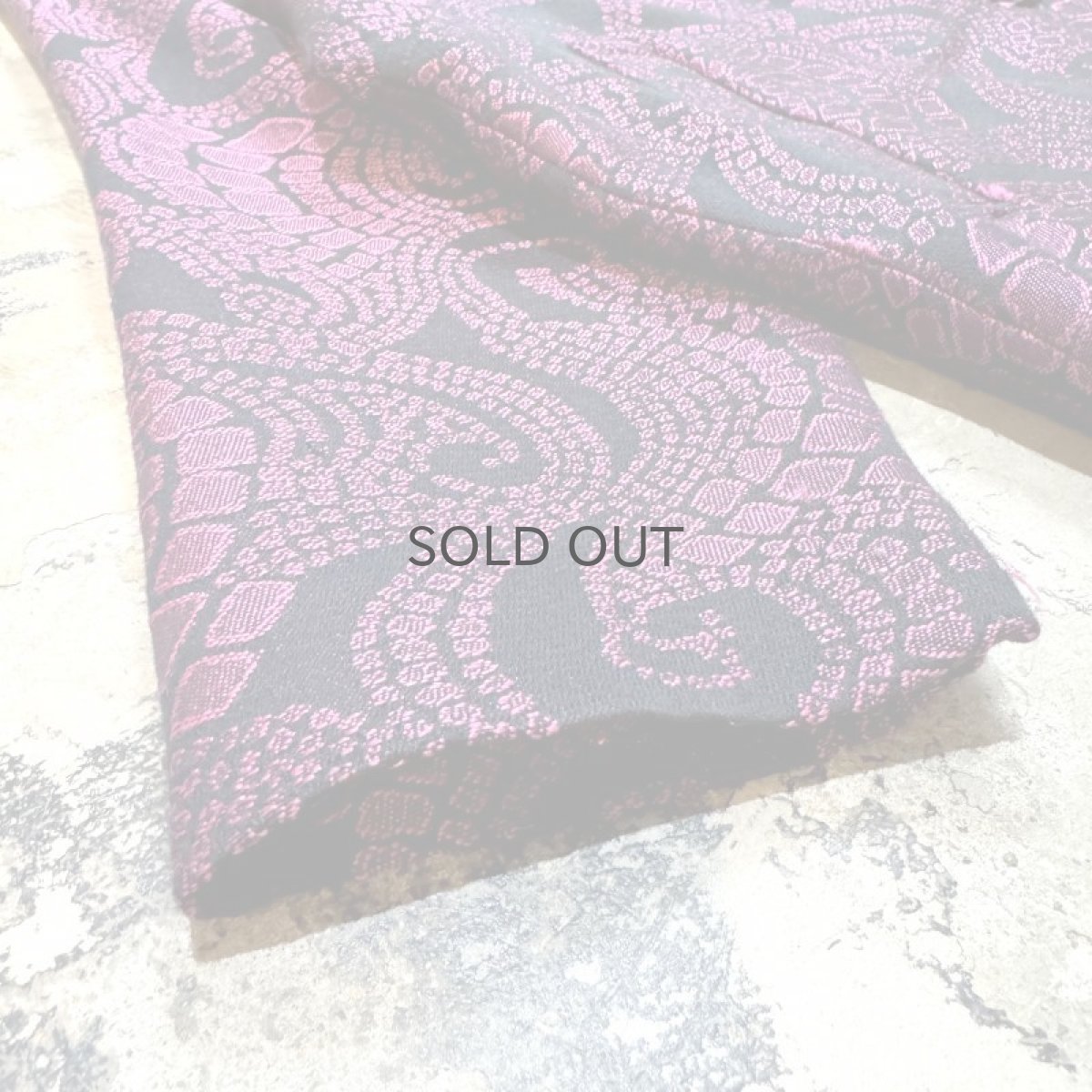 画像7: PAISLEY PATTERN COLOR TAILORED JACKET / Mens M (7)
