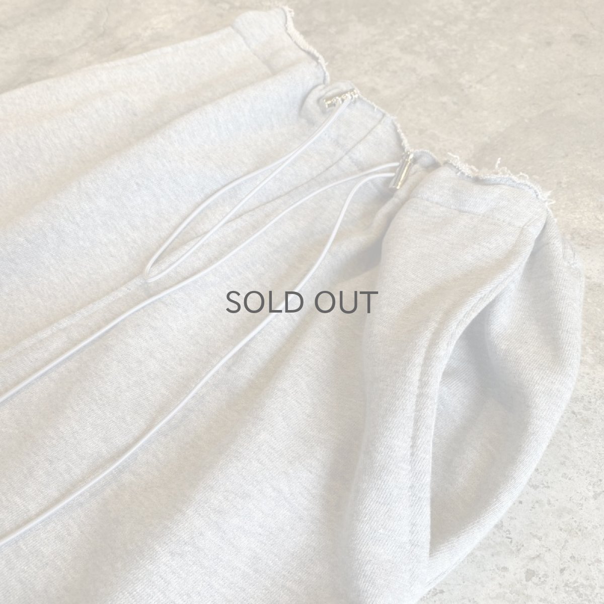 画像6: BACK SLIT CARGO DESIGN SWEAT LONG SKIRT / FREE (6)