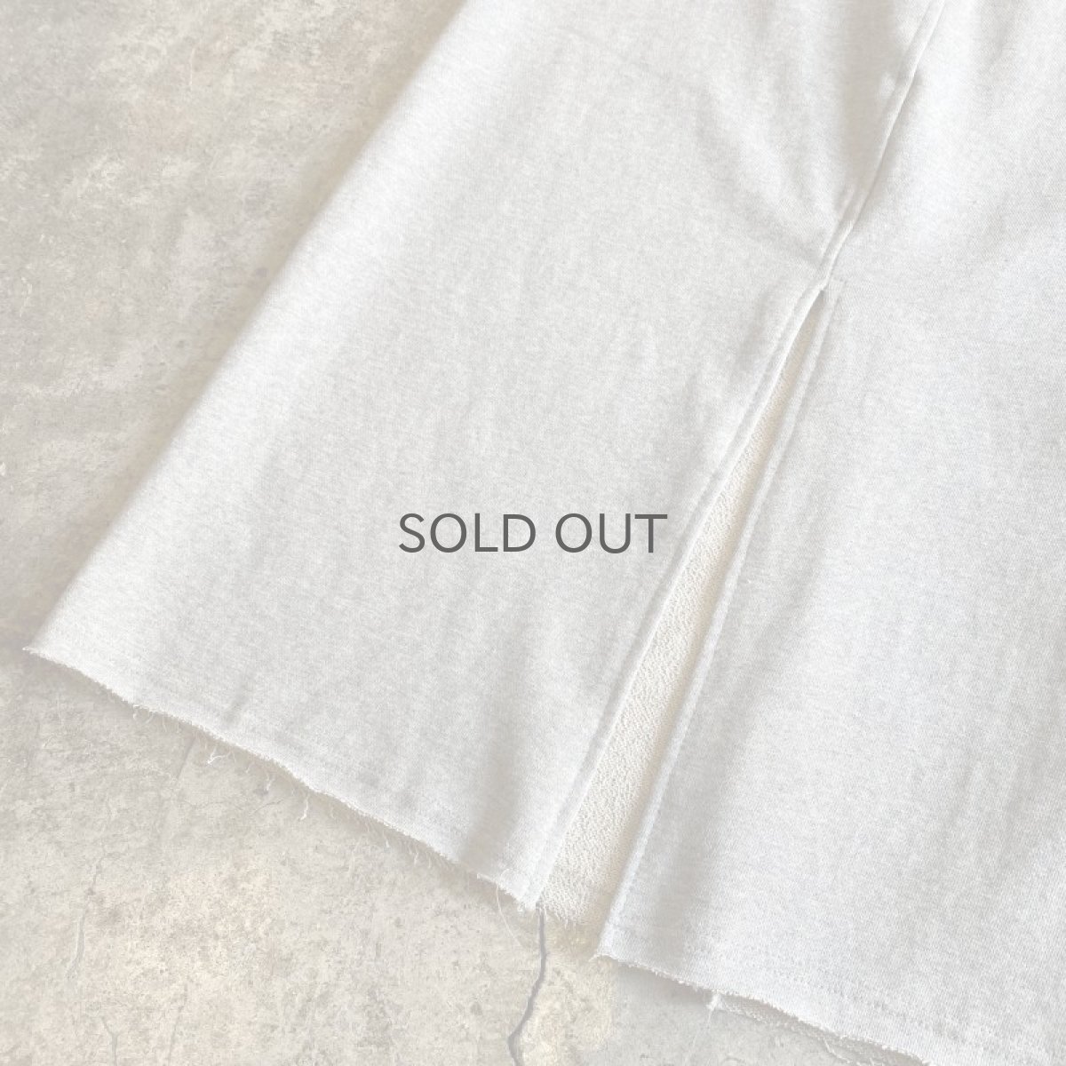 画像7: BACK SLIT CARGO DESIGN SWEAT LONG SKIRT / FREE (7)