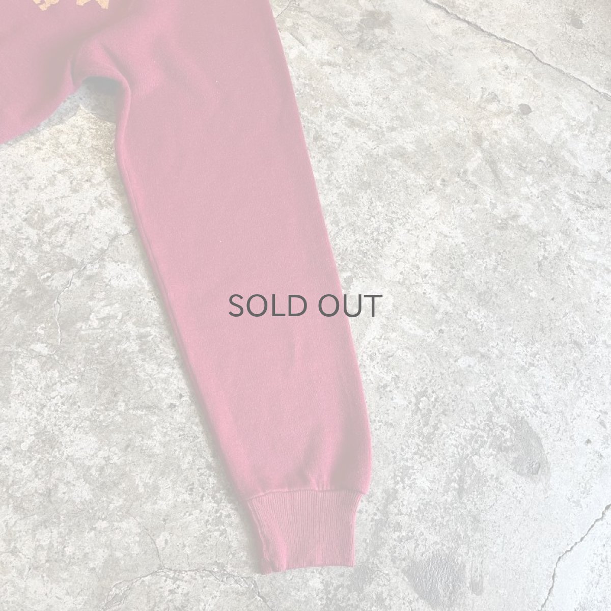 画像7: OLD FRONT LOGO PRINTED DESIGN COLOR L/S SWEAT / Ladies M(S) / MADE IN USA (7)