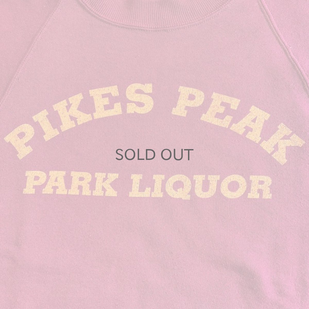 画像10: OLD FRONT LOGO PRINTED DESIGN COLOR L/S SWEAT / Ladies M(S) / MADE IN USA (10)