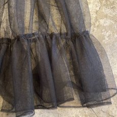 画像9: TIERED DESIGN SHEER TULLE LONG SKIRT / W24~W31 (9)