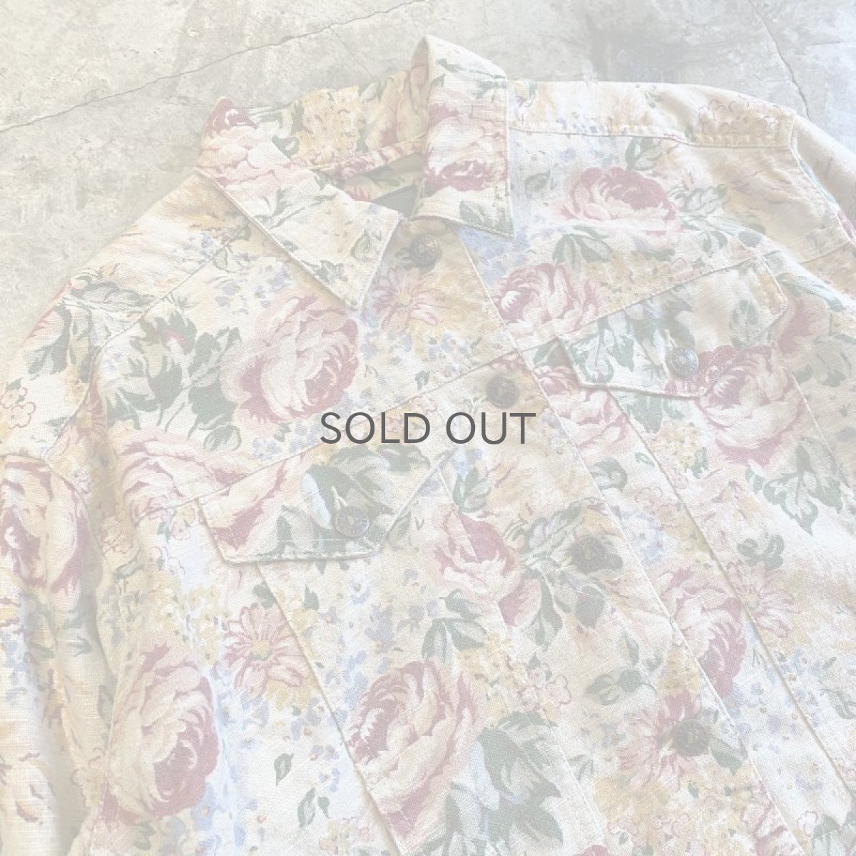 画像3: FLORAL PATTERN DESIGN SHORT JACKET / Ladies S (3)