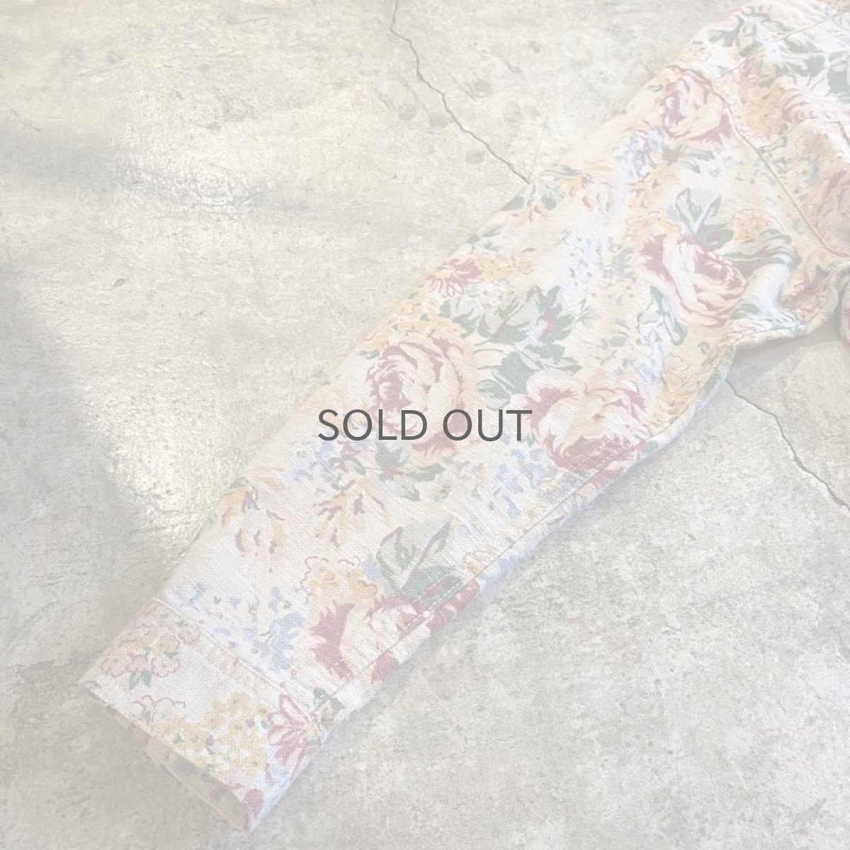 画像7: FLORAL PATTERN DESIGN SHORT JACKET / Ladies S (7)