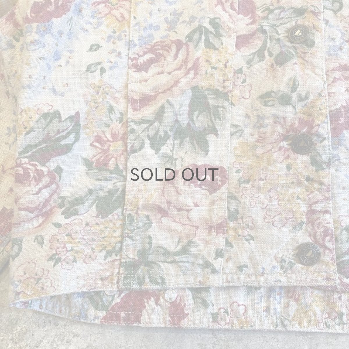 画像5: FLORAL PATTERN DESIGN SHORT JACKET / Ladies S (5)