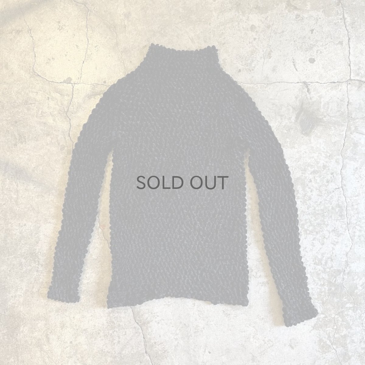 画像2: BLACK COLOR POPCORN DESIGN VELOUR L/S TOPS / Ladies S~M (2)