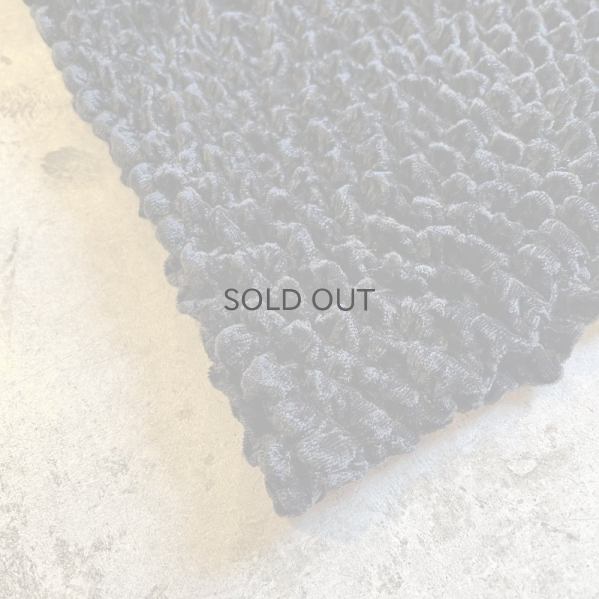 画像3: BLACK COLOR POPCORN DESIGN VELOUR L/S TOPS / Ladies S~M (3)