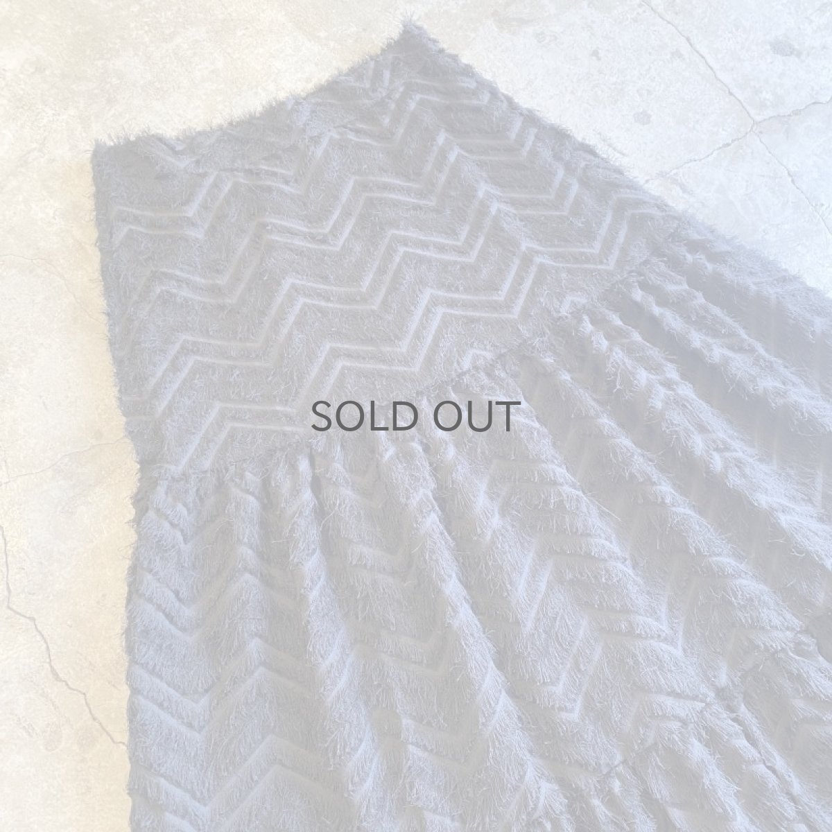 画像3: FEATHER FRINGE DESIGN TIERED LONG SKIRT / W25~W29 (3)