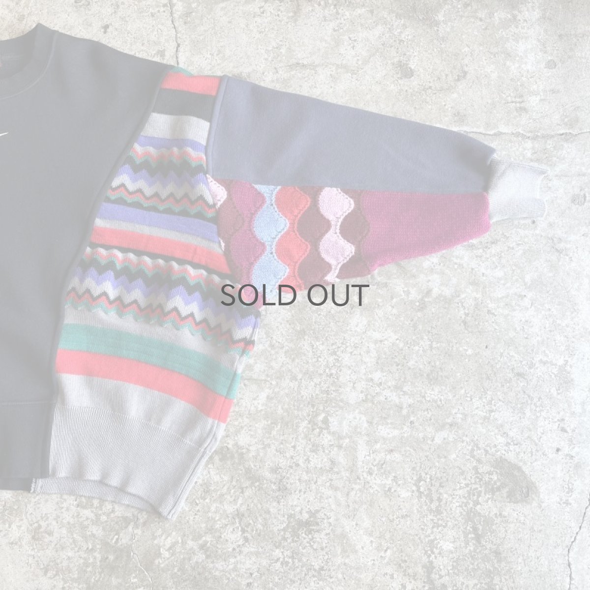 画像8: 【Wiz&Witch】"UNITED" MIX FABRIC SWEAT / OS (8)