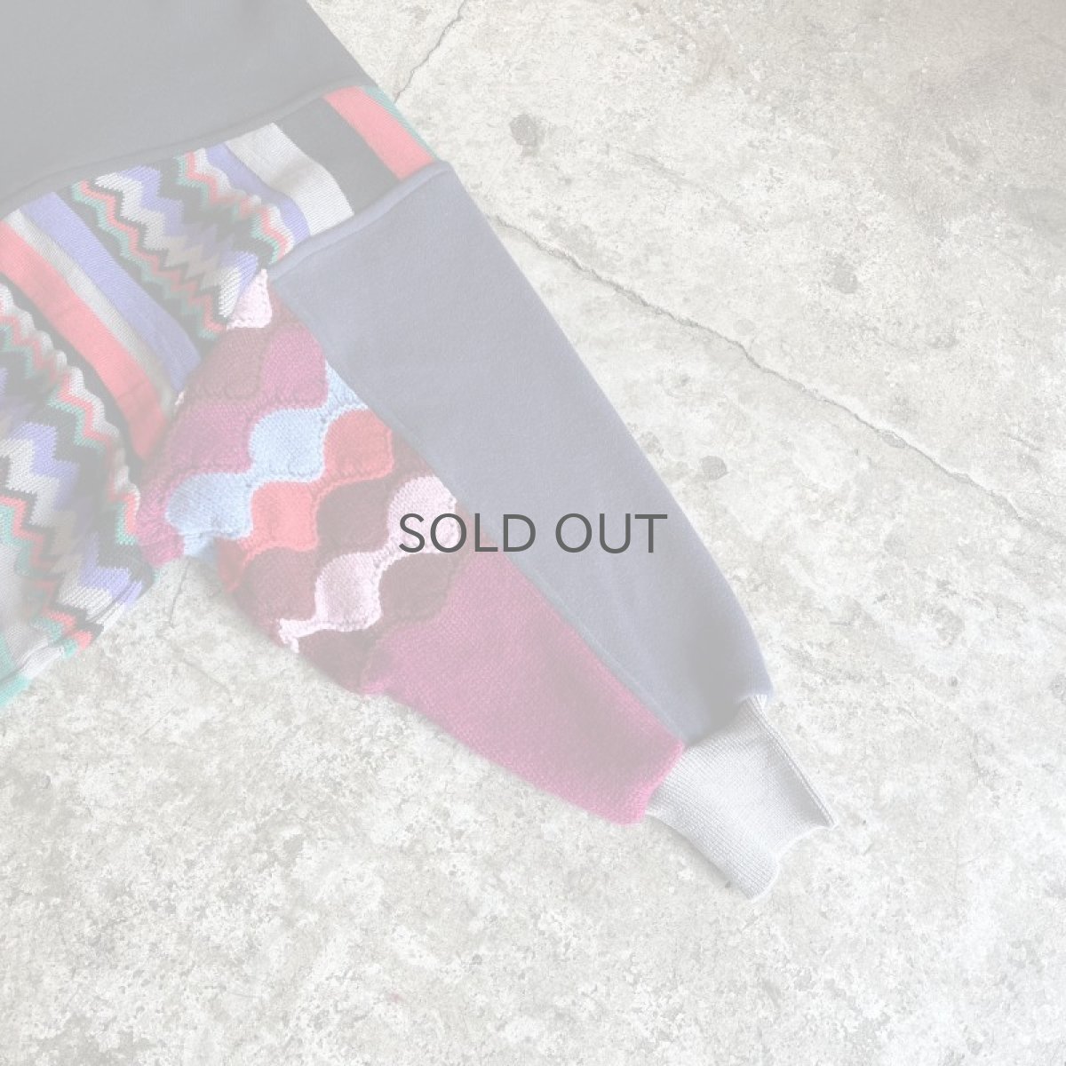 画像7: 【Wiz&Witch】"UNITED" MIX FABRIC SWEAT / OS (7)