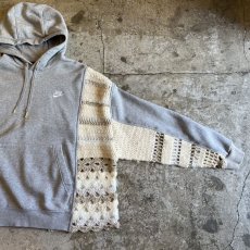 画像7: 【Wiz&Witch】"UNITED" MIX FABRIC HOODIE / OS (7)