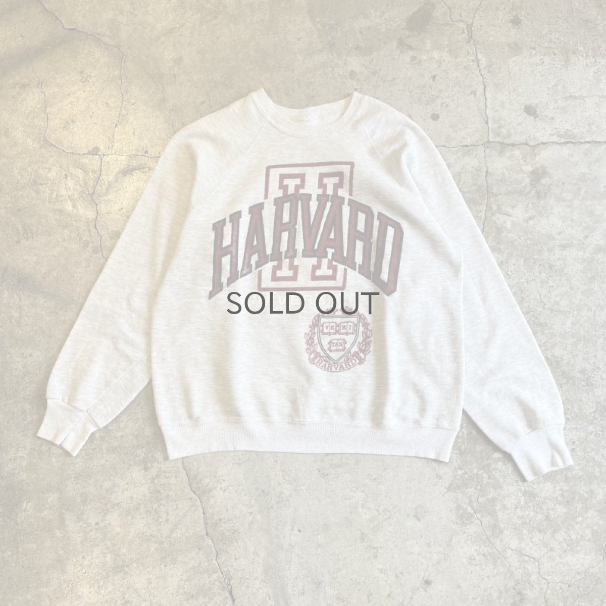 画像1: FRONT COLOR LOGO PRINTED COLLEGE L/S SWEAT / Ladies L (1)