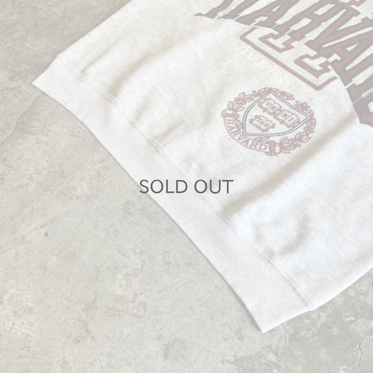 画像4: FRONT COLOR LOGO PRINTED COLLEGE L/S SWEAT / Ladies L (4)