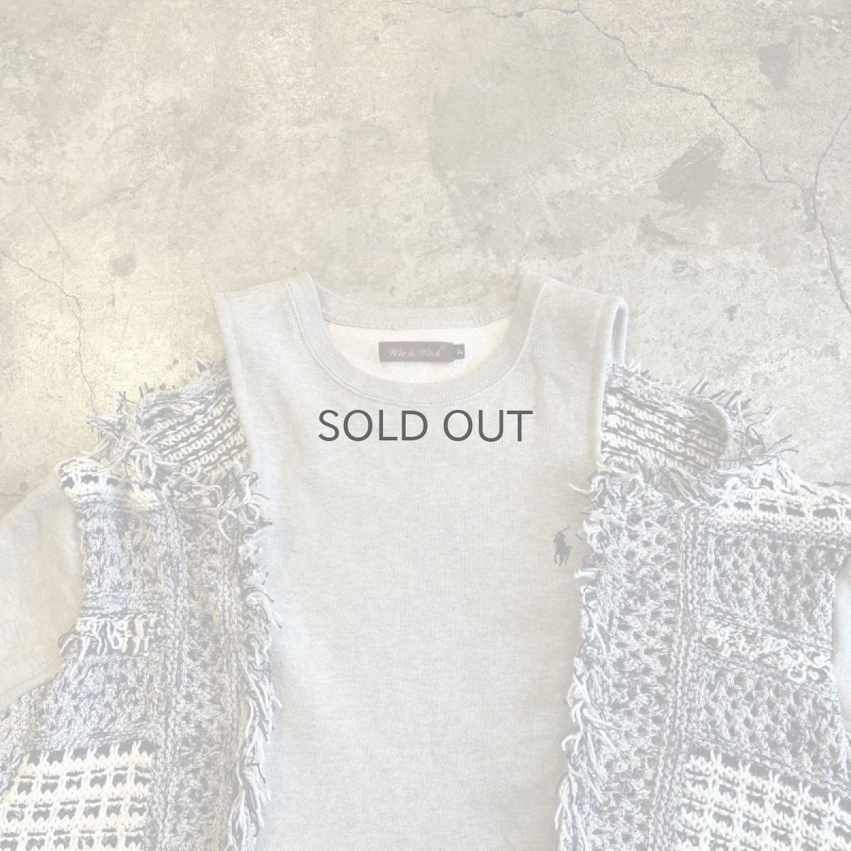 画像7: 【Wiz&Witch】"UNITED" MIX FABRIC SWEAT / OS (7)