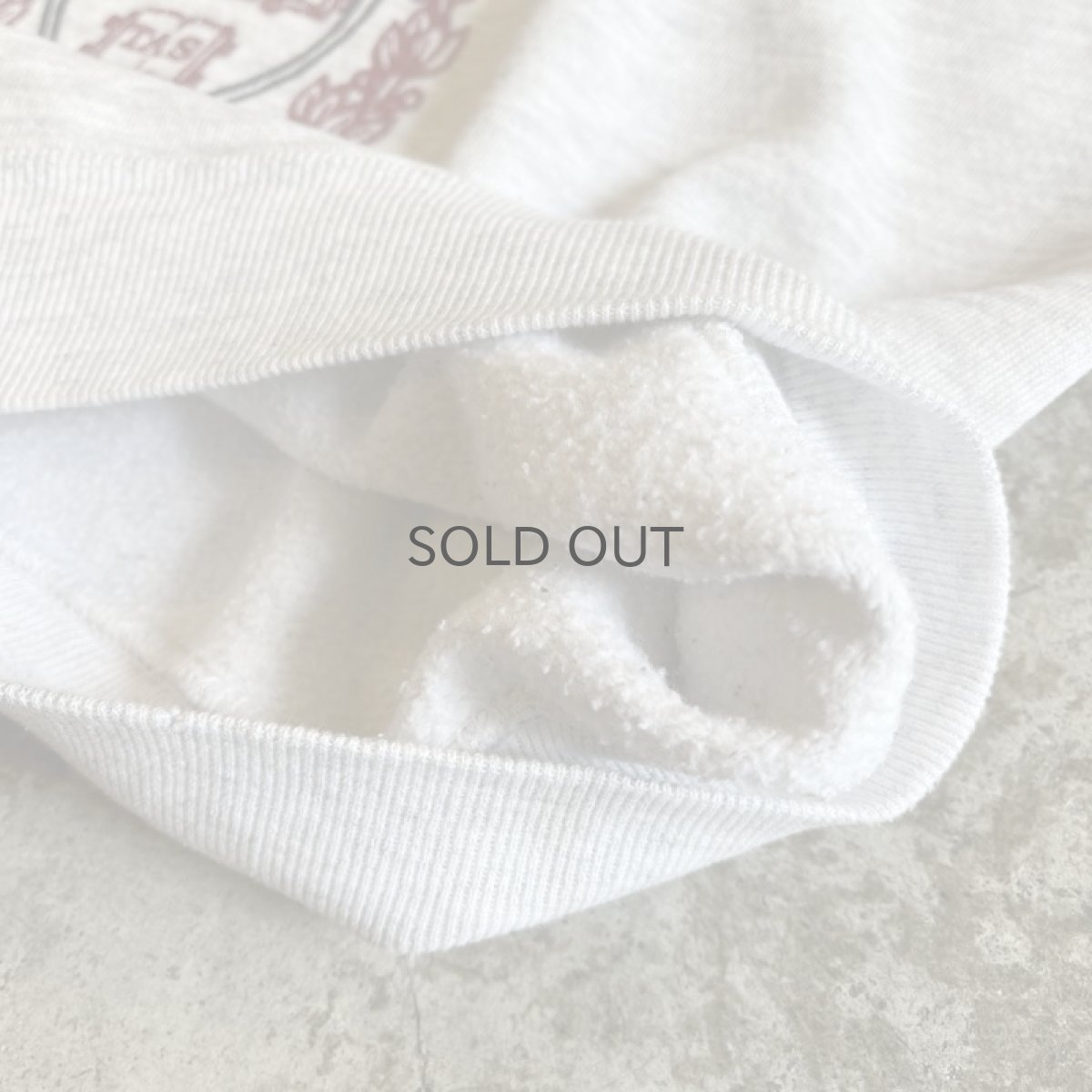 画像5: FRONT COLOR LOGO PRINTED COLLEGE L/S SWEAT / Ladies L (5)