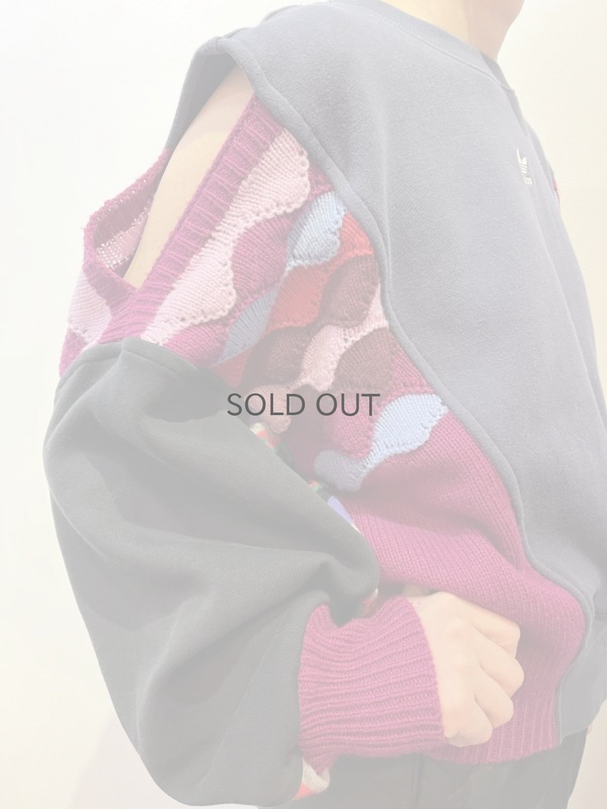 画像14: 【Wiz&Witch】"UNITED" MIX FABRIC SWEAT / OS (14)