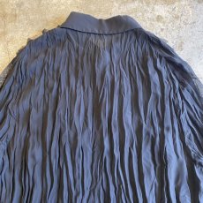 画像11: DECORATIVE DESIGN GATHER SHEER L/S SHIRT / Ladies M (11)