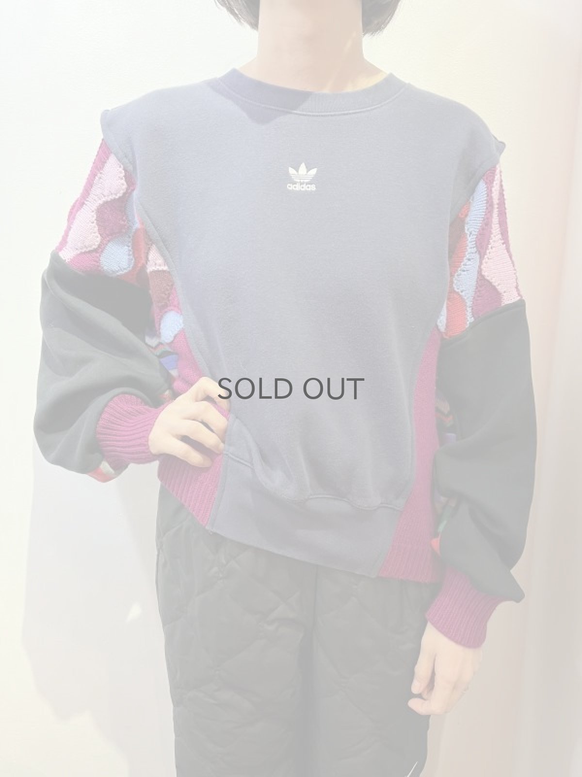 画像13: 【Wiz&Witch】"UNITED" MIX FABRIC SWEAT / OS (13)