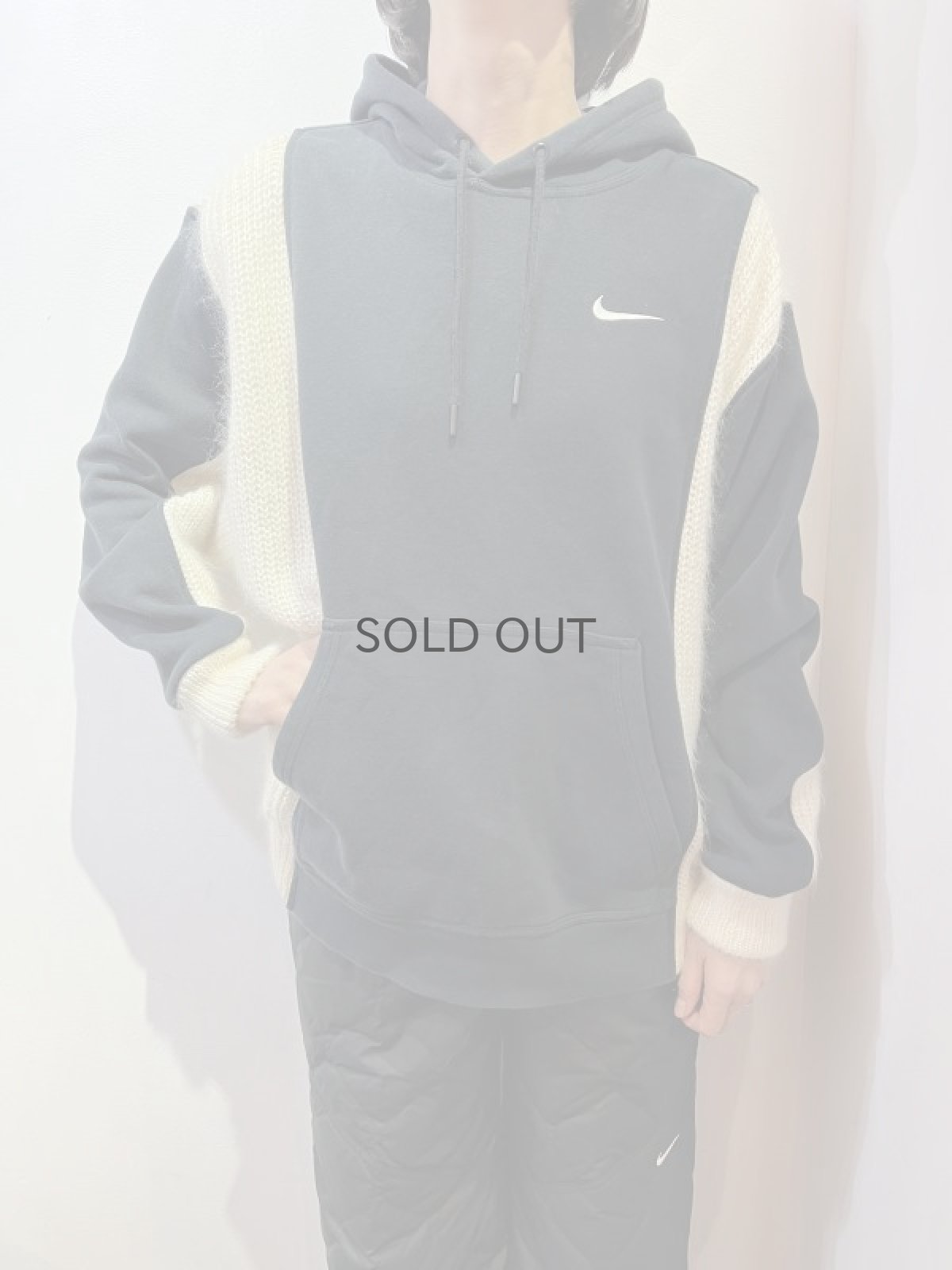 画像14: 【Wiz&Witch】"UNITED" TWO FACE SWEAT KNIT HOODIE / OS (14)