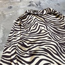 画像9: ALL OVER ZEBRA PATTERN OPEN COLLAR L/S SHIRT / Mens S(M) (9)