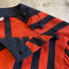 画像8: DESIGN COLOR STRIPE PATTERN L/S TOPS / Ladies M (8)
