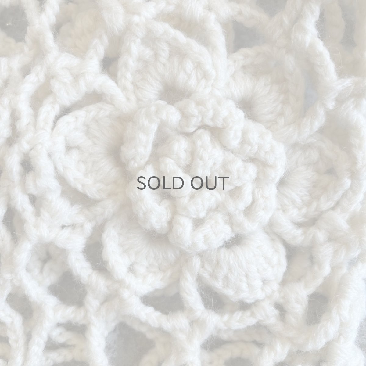 画像11: FLORAL EMBROIDERY DESIGN CROCHET KNIT L/S TOPS / Ladies M (11)