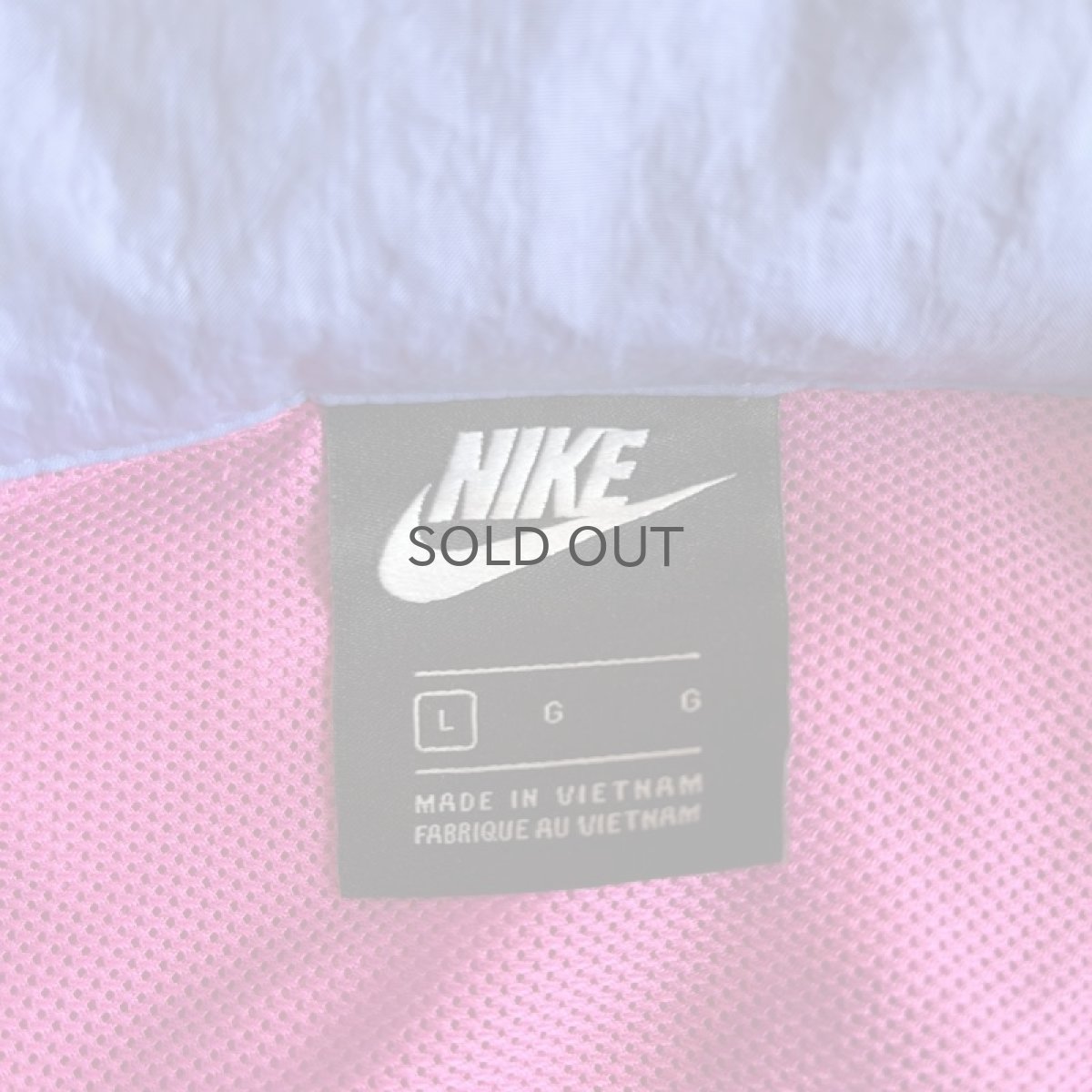 画像13: 【NIKE】BICOLOR DESIGN HALF ZIP UP ANORAK L/S TOPS / Ladies XL(L) (13)