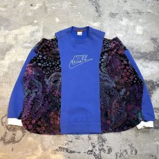 画像1: 【Wiz&Witch】"UNITED" SPORTY MIX FABRIC SWEAT / OS (1)