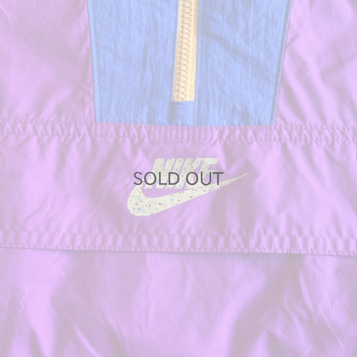 画像9: 【NIKE】BICOLOR DESIGN HALF ZIP UP ANORAK L/S TOPS / Ladies XL(L) (9)