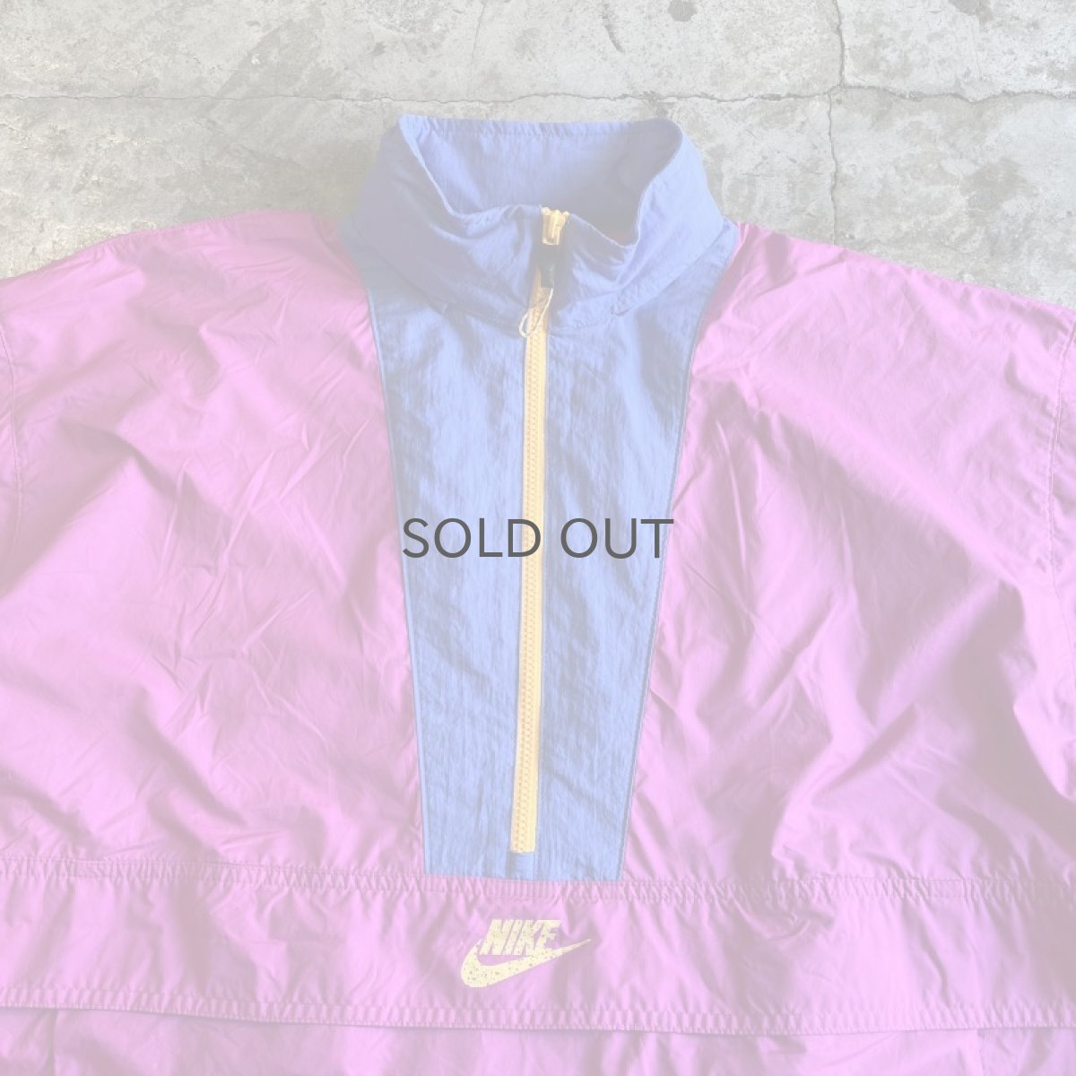 画像8: 【NIKE】BICOLOR DESIGN HALF ZIP UP ANORAK L/S TOPS / Ladies XL(L) (8)