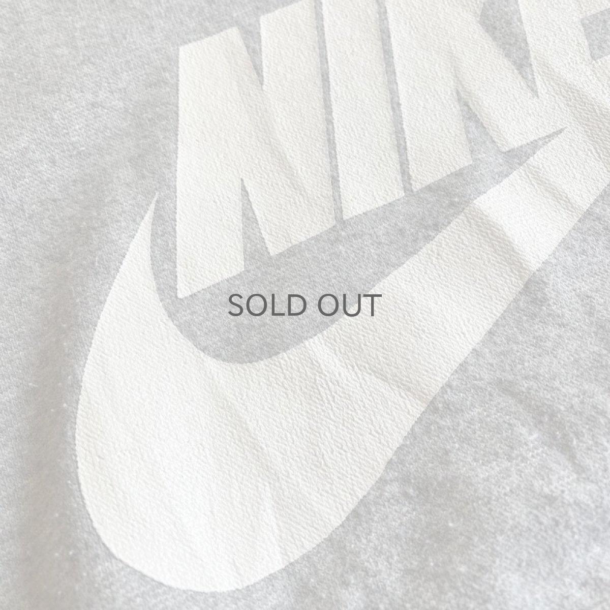 画像10: 【NIKE】GREY COLOR FRONT PRINTED DESIGN SWEAT HOODIE / Ladies M (10)